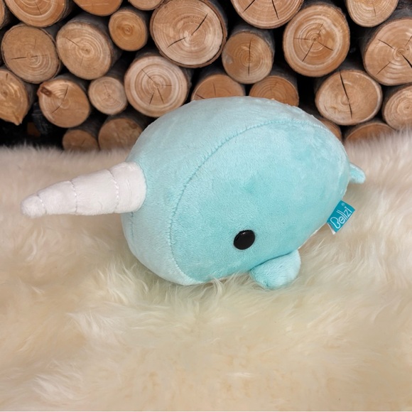 Bellzi Other - Narwhal Plush Blue Stuffie Toy by Bellzi